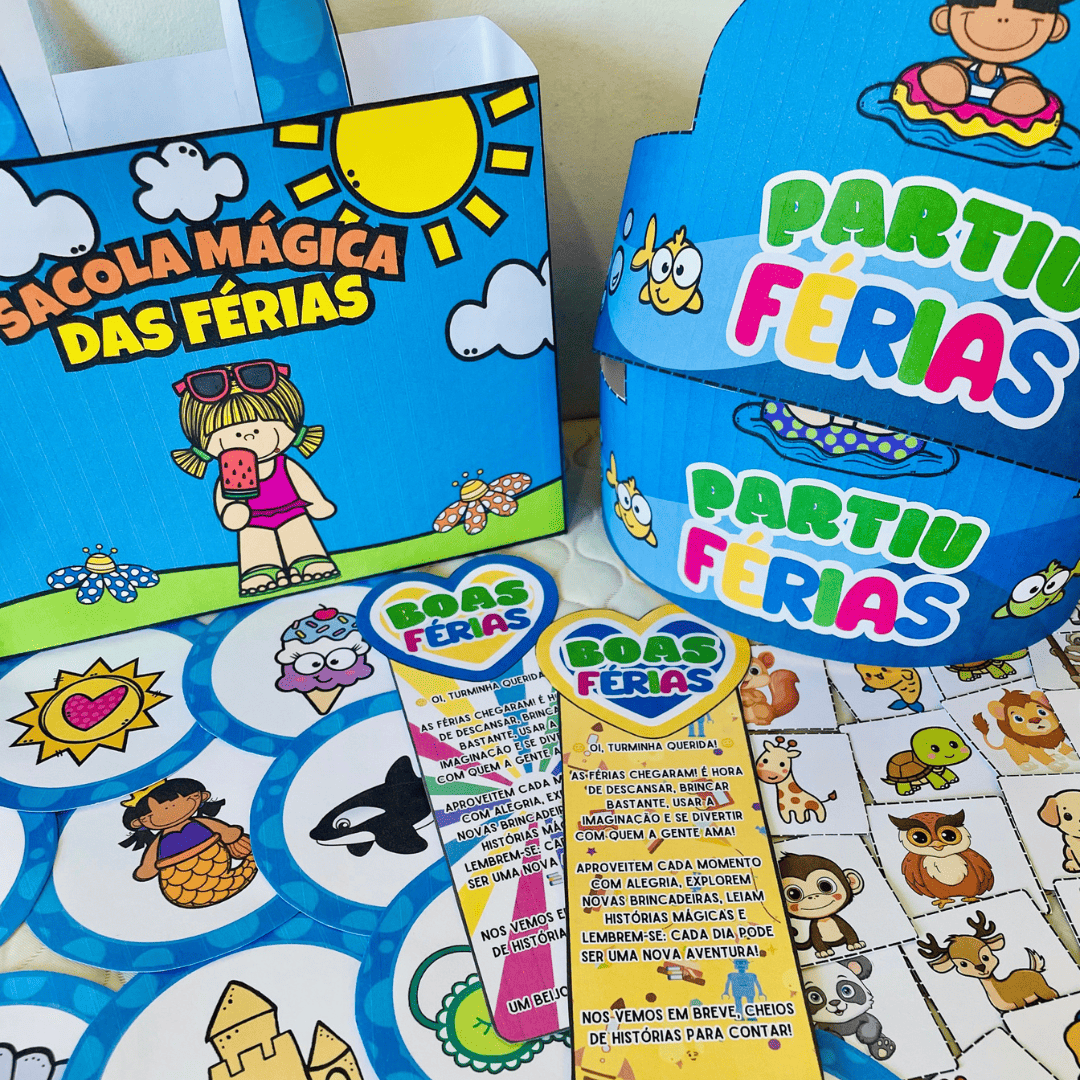 Kit Sacola Mágica das Férias