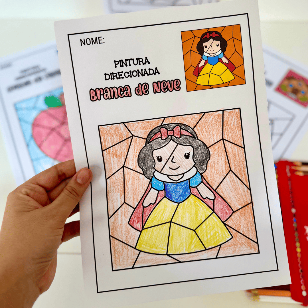 Pintura Direcionada - Branca de Neve