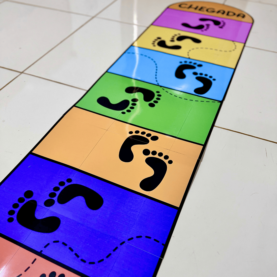 Tapete Jogo das Pegadas