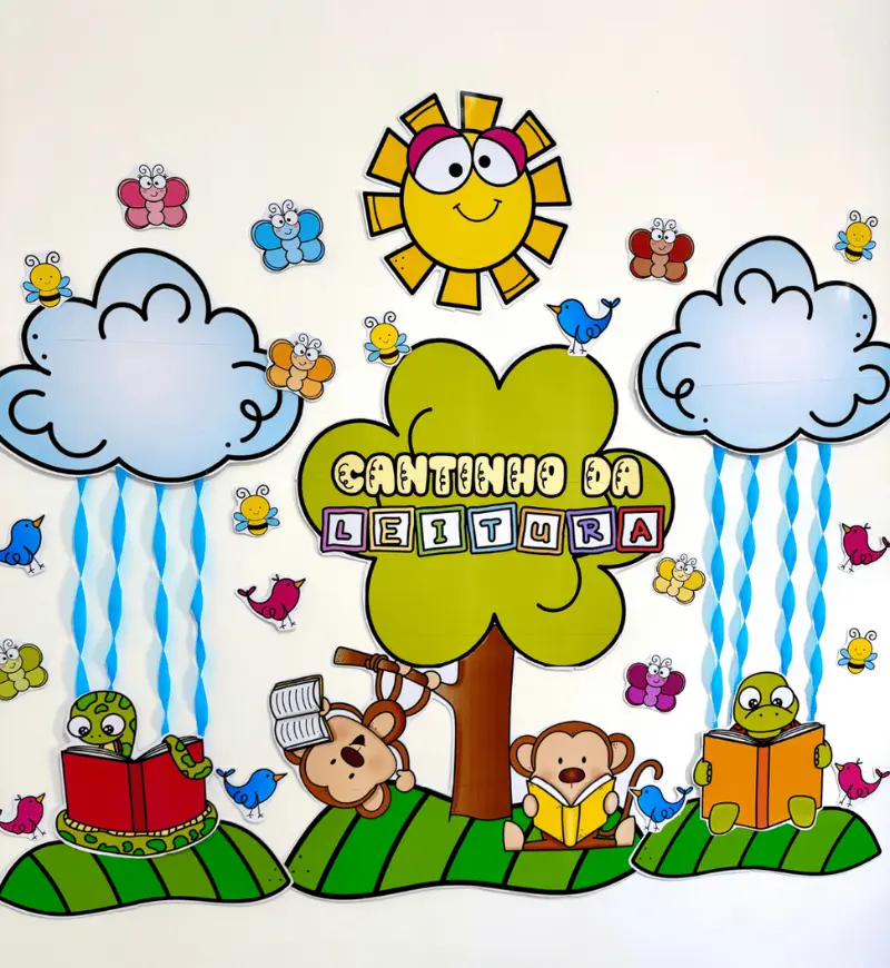 Painel Cantinho da Leitura