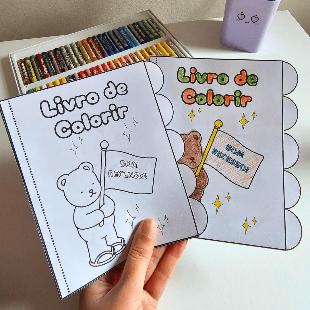 Livrinho de Colorir - Bom Recesso ( Bobbie Goods)