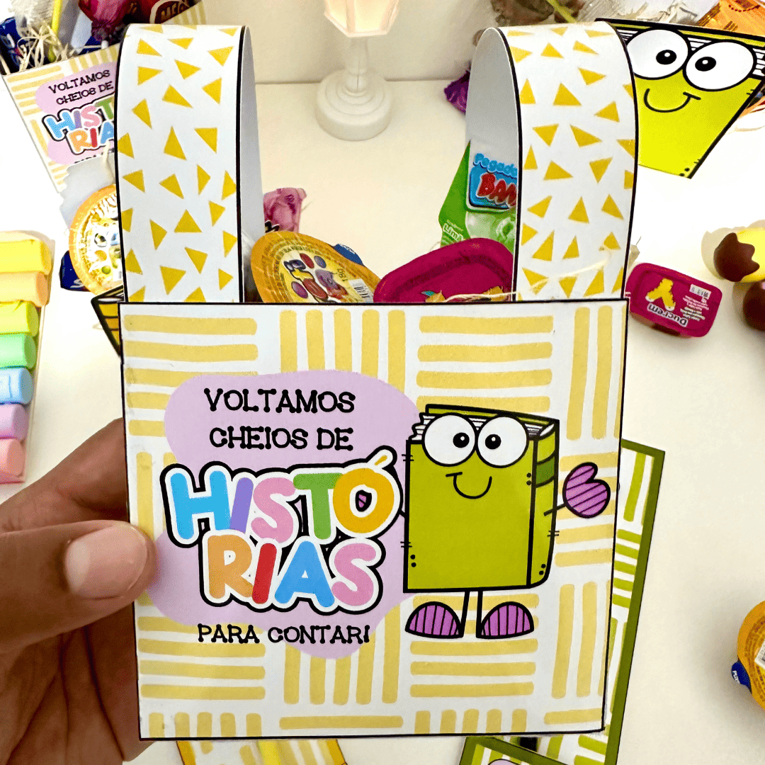 Kit Lembrancinhas Volta às Aulas - Histórias para Contar