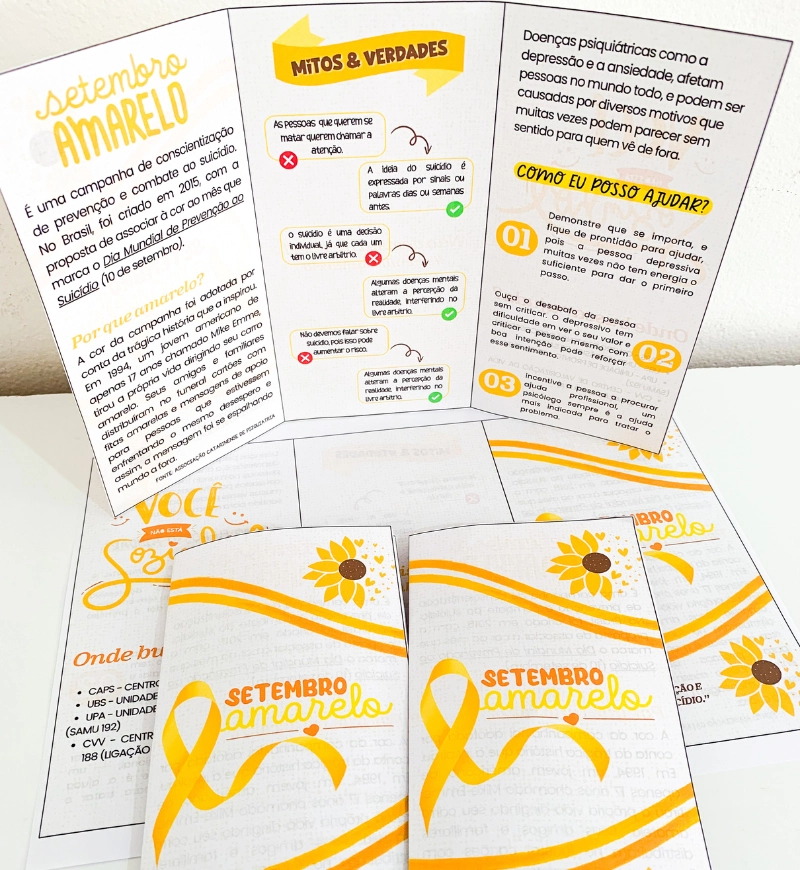 Folder Setembro Amarelo