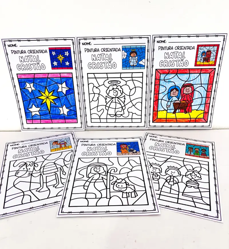 Pintura Orientada - Natal Cristão