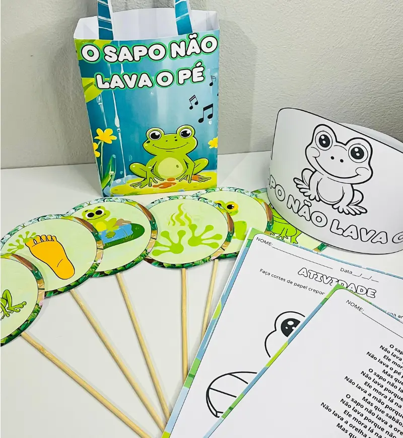 Sacola Musical O Sapo não Lava o Pé