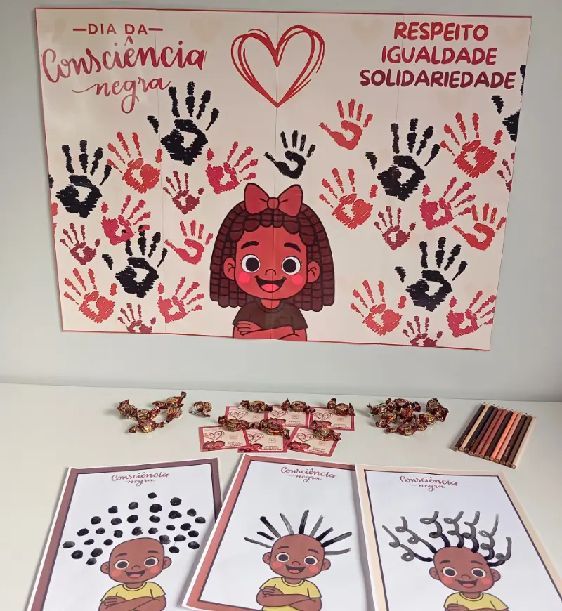 Painel + Lembrancinha Consciência Negra