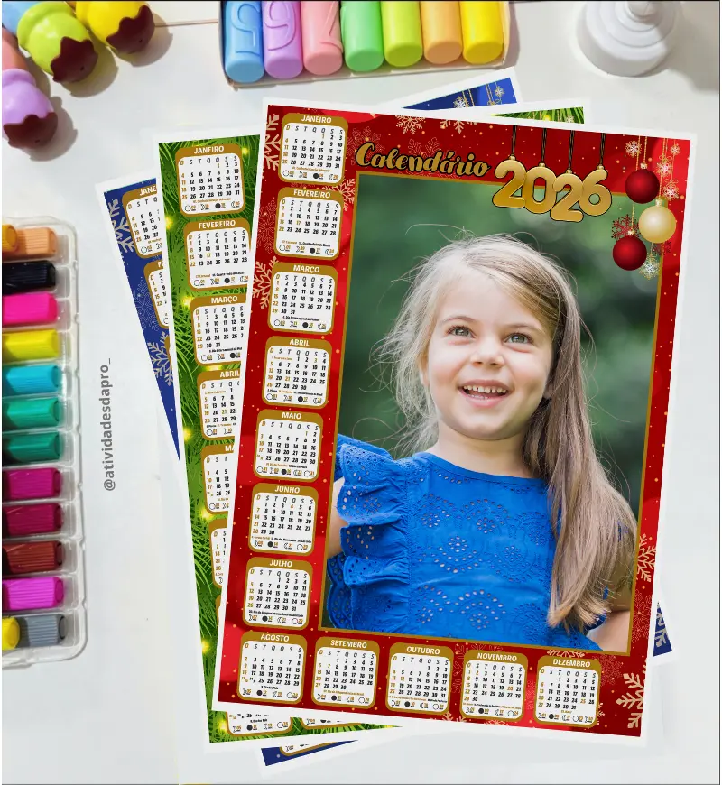 Calendário 2026 Com Foto
