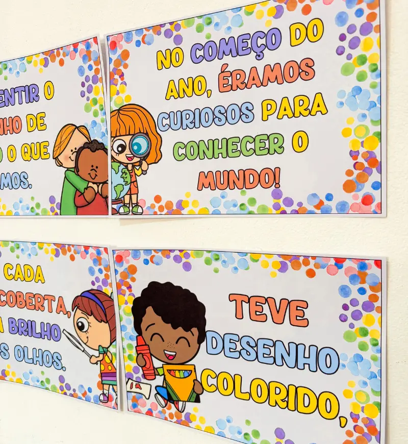 Plaquinhas Aula da Saudade