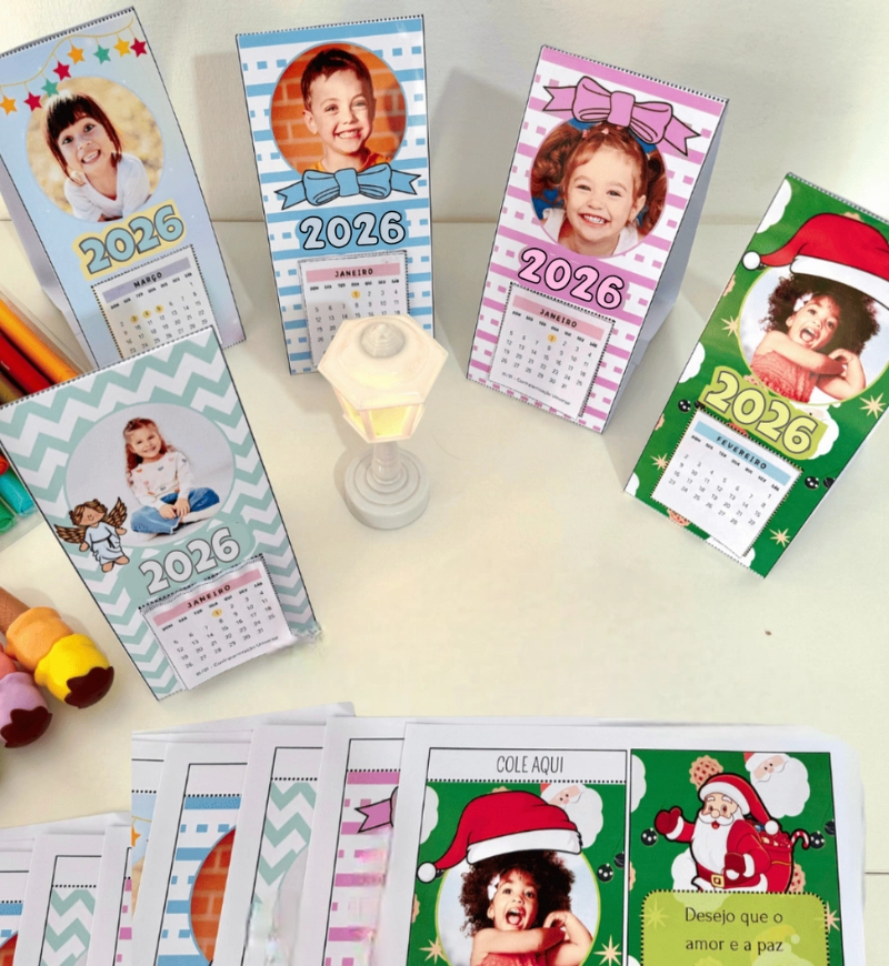 Calendário de Mesa 2026