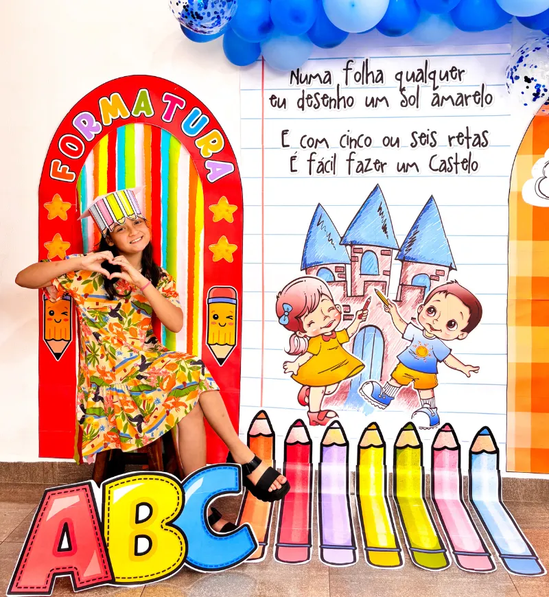 Cenário para Formatura - Aquarela