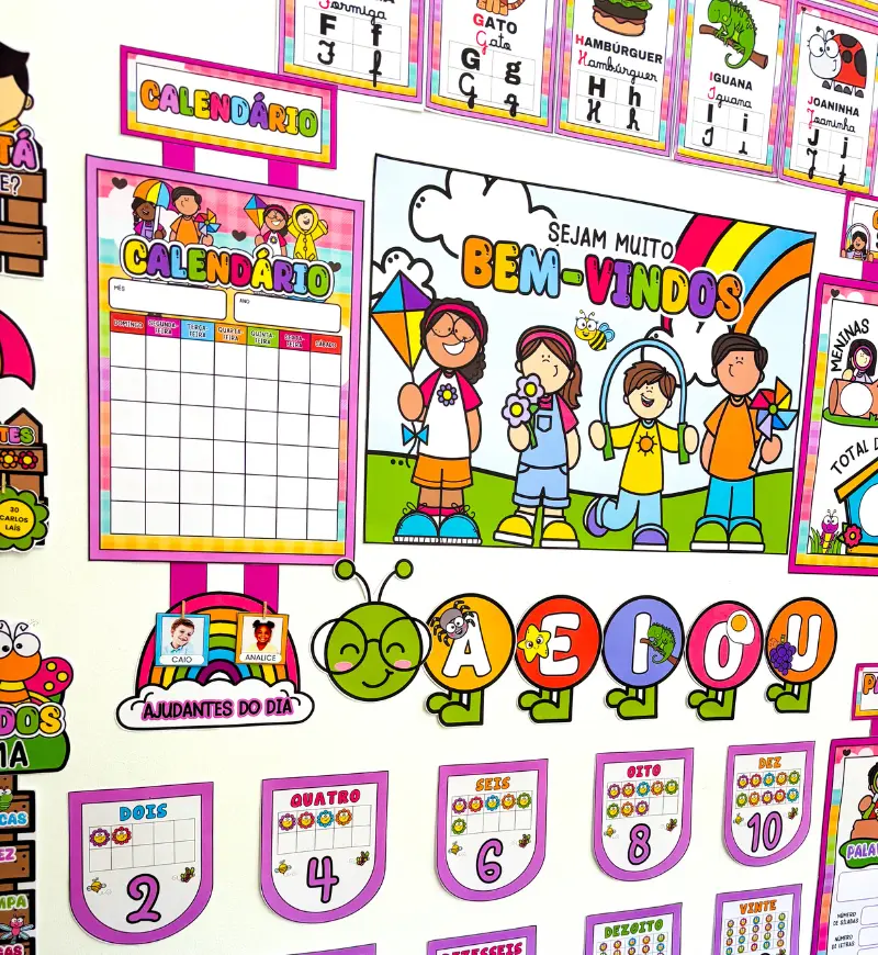 Kit Sala de Aula - Jardim Encantado