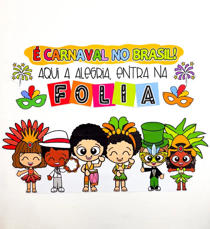 Painel Carnaval no Brasil