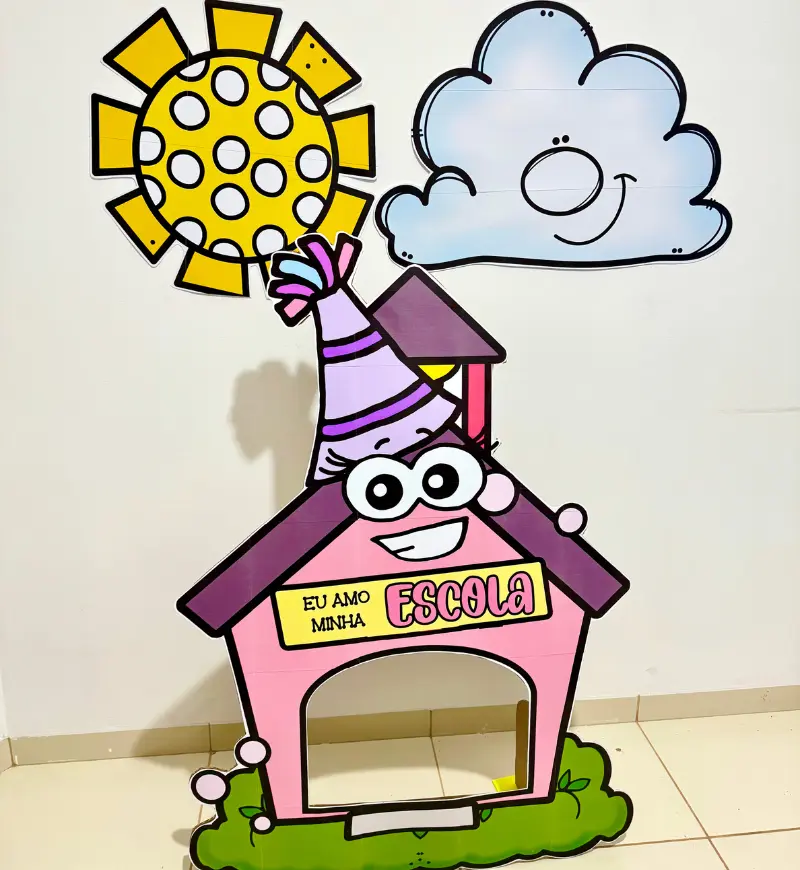 Moldura Gigante - Dia da Escola