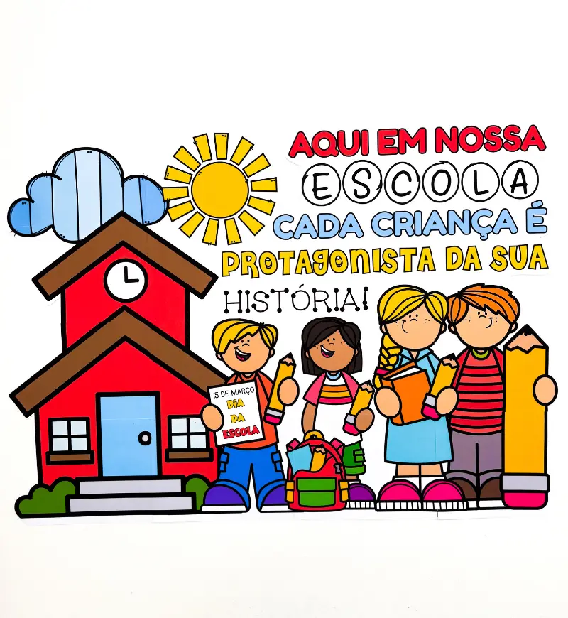 Painel Dia da Escola