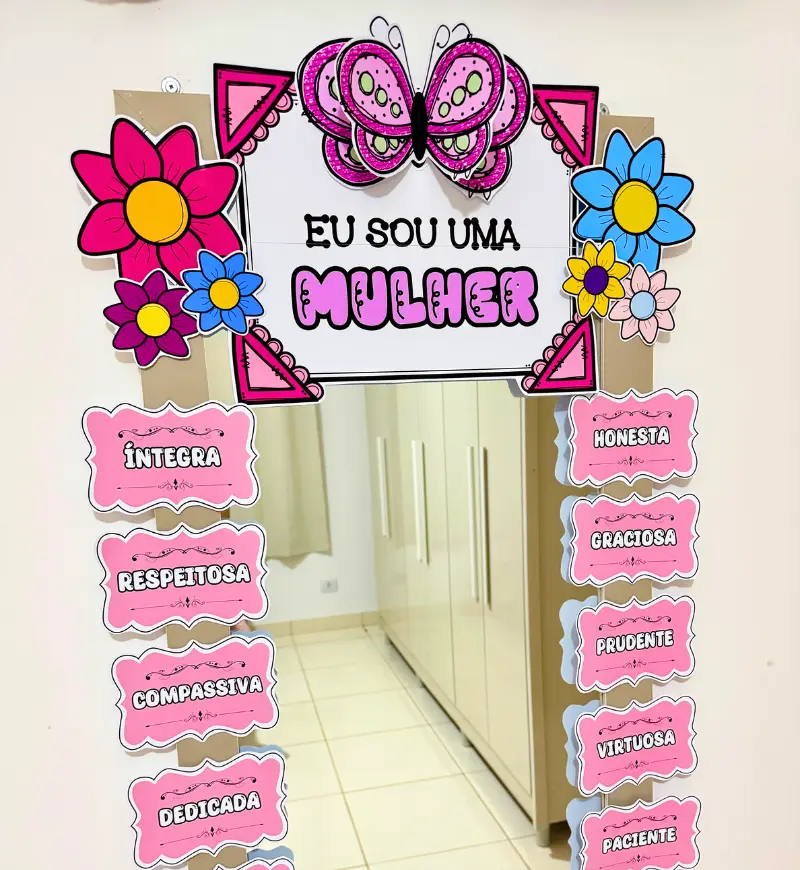 Espelho das Afirmações - Dia da Mulher