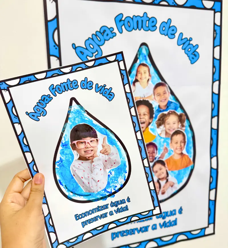 Cartaz Colaborativo Dia da Água