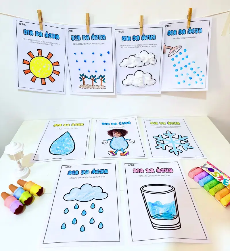 Atividades de Artes - Dia da Água