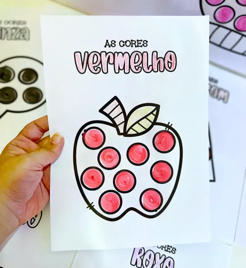 Pintura Sensorial - Cores