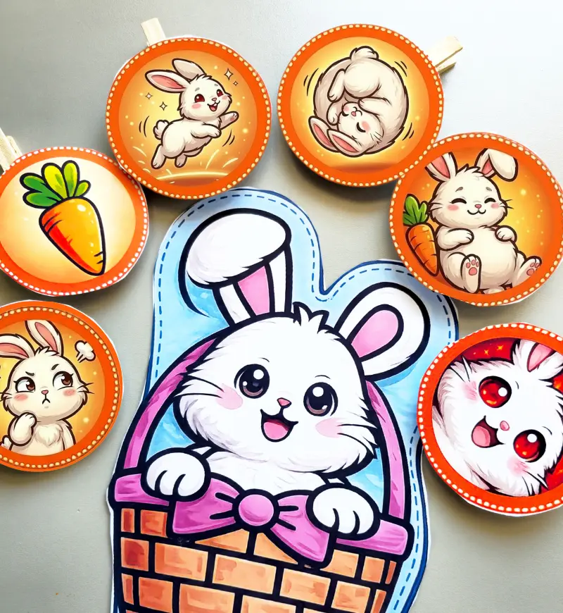 Luva Musical - Coelhinho (de olhos vermelho)