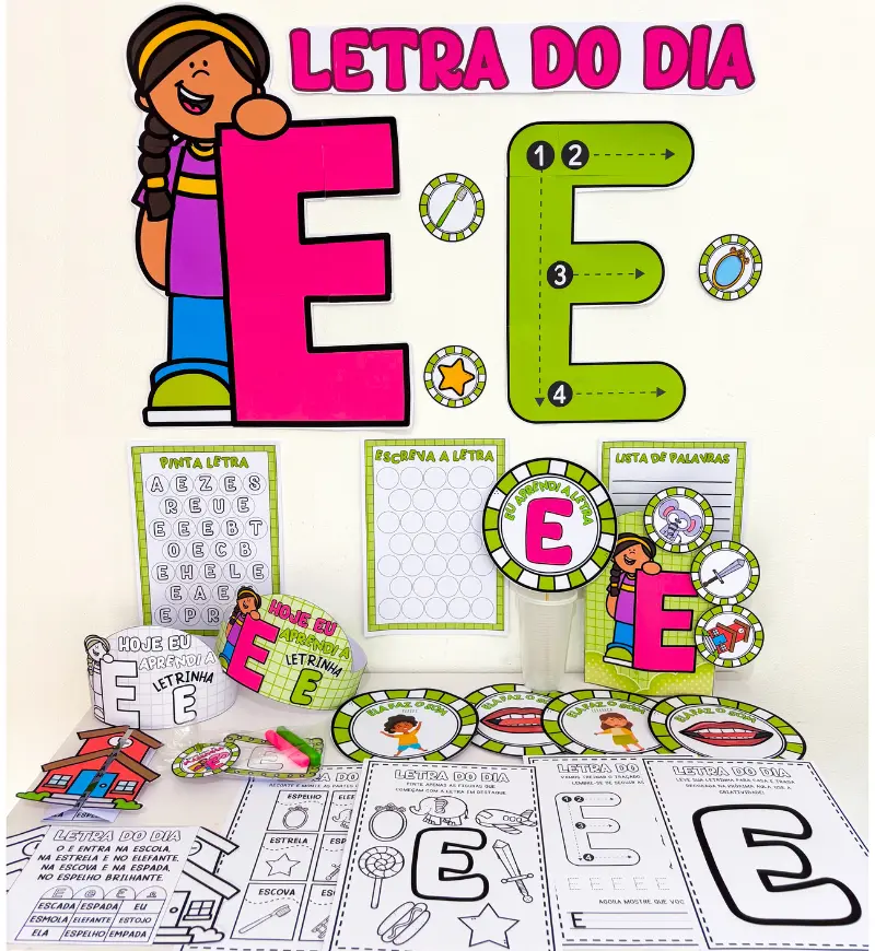 Kit Letra E