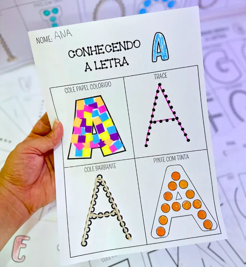 Atividades Conhecendo as Letras