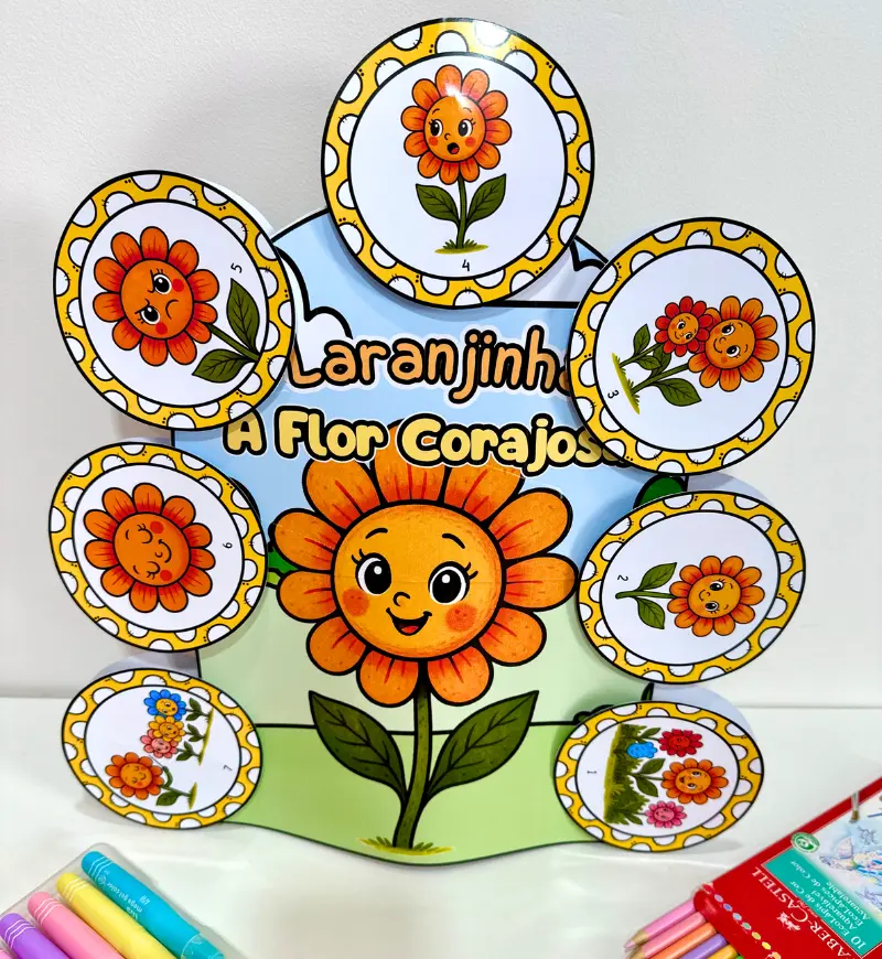 Laranjinha, A Flor Corajosa - História na Luva