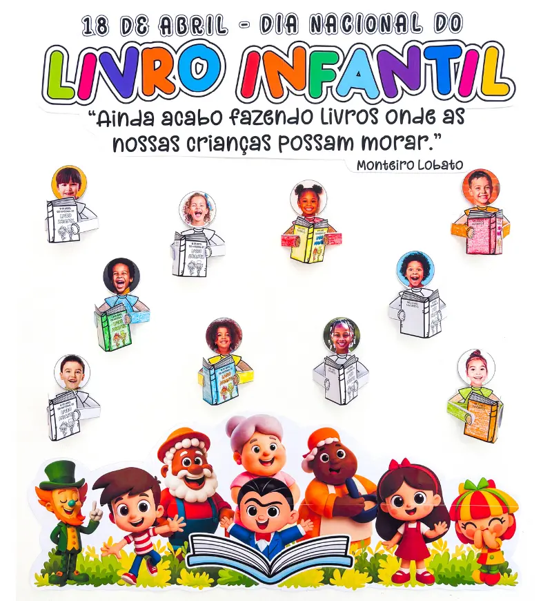 Painel Interativo Dia do Livro Infantil