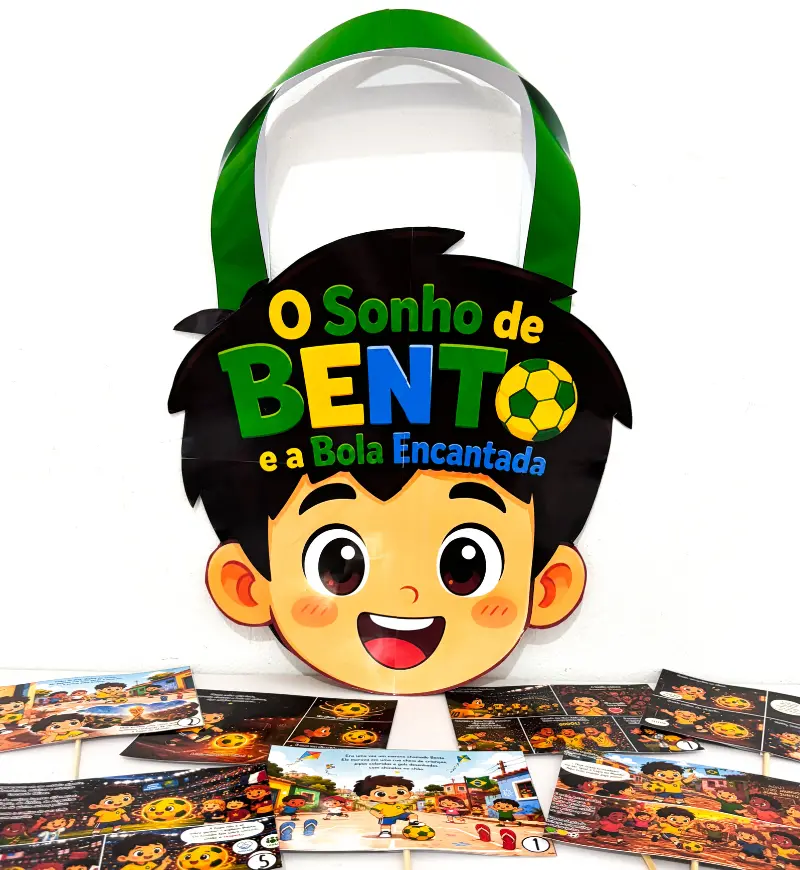 História na Sacola - O Sonho de Bento e a Bola Encantada