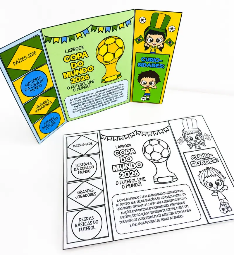 Lapbook Copa do Mundo 2026