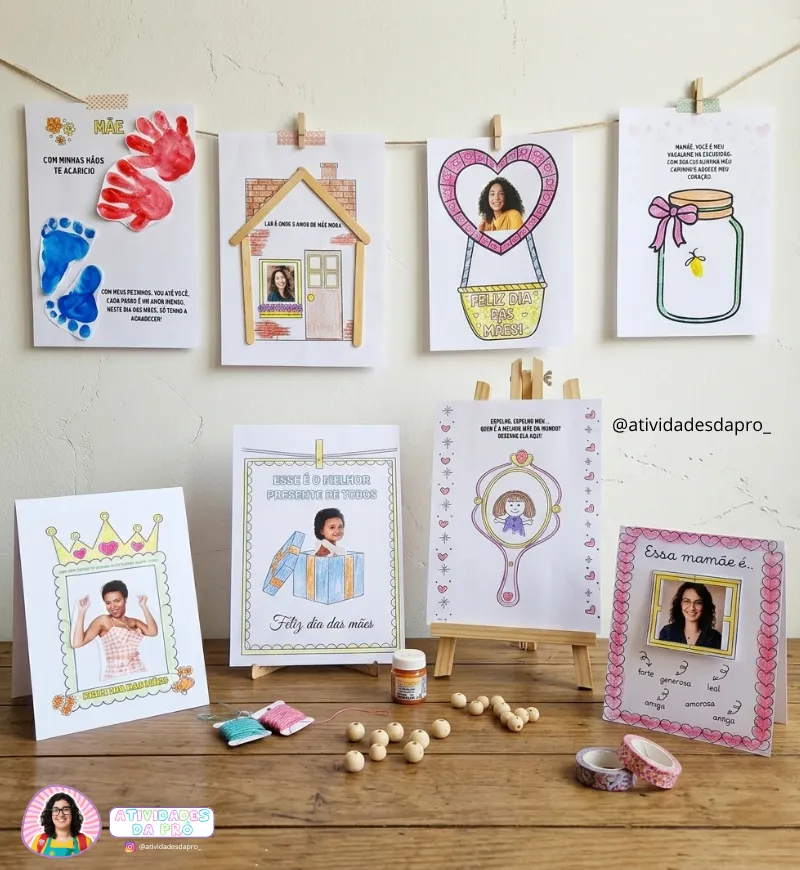 Kit Atividades Dia das Mães