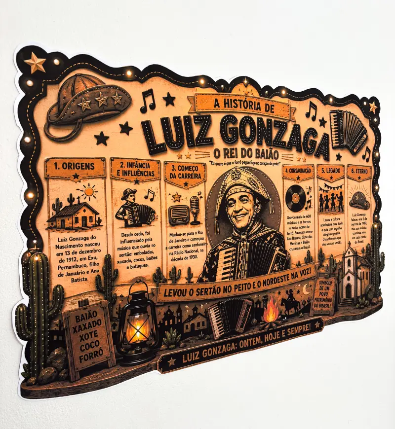 Painel A História de Luiz Gonzaga