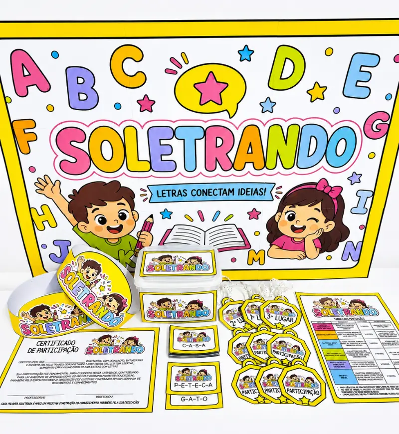 Soletrando Palavras - Sílabas simples