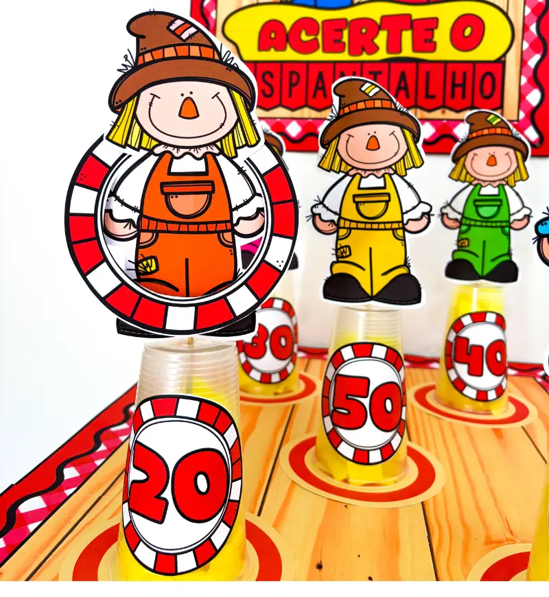 Acerte o Espantalho - Festa Junina