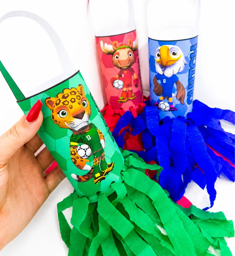 Pipa de Mão - Mascotes da Copa 2026