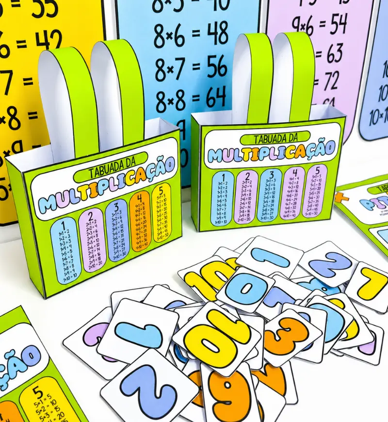 Kit Tabuada de Multiplicação