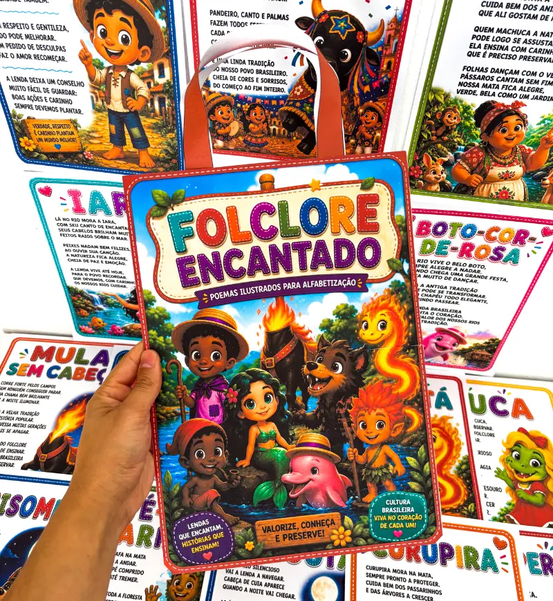 Sacola Folclore Encantado em Poemas