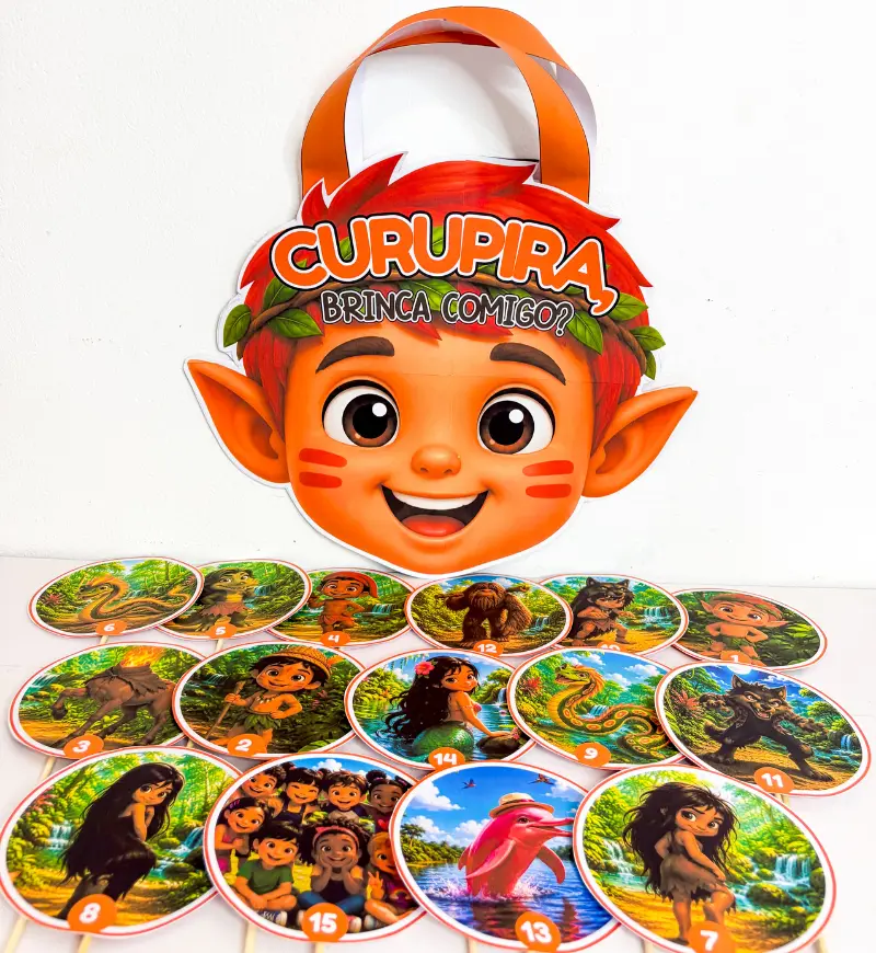 Sacola de História - Curupira, Brinca Comigo?