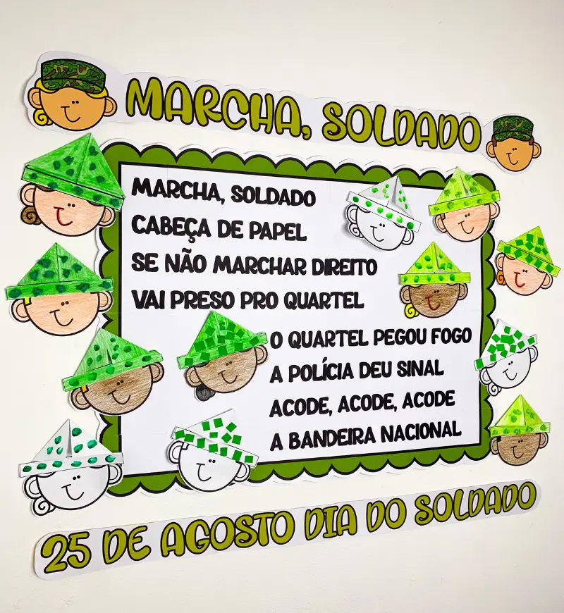 Cartaz Colaborativo Marcha Soldado