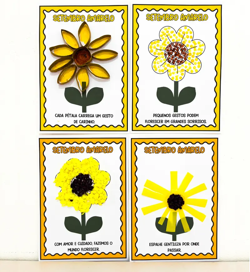Atividades de Artes Setembro Amarelo