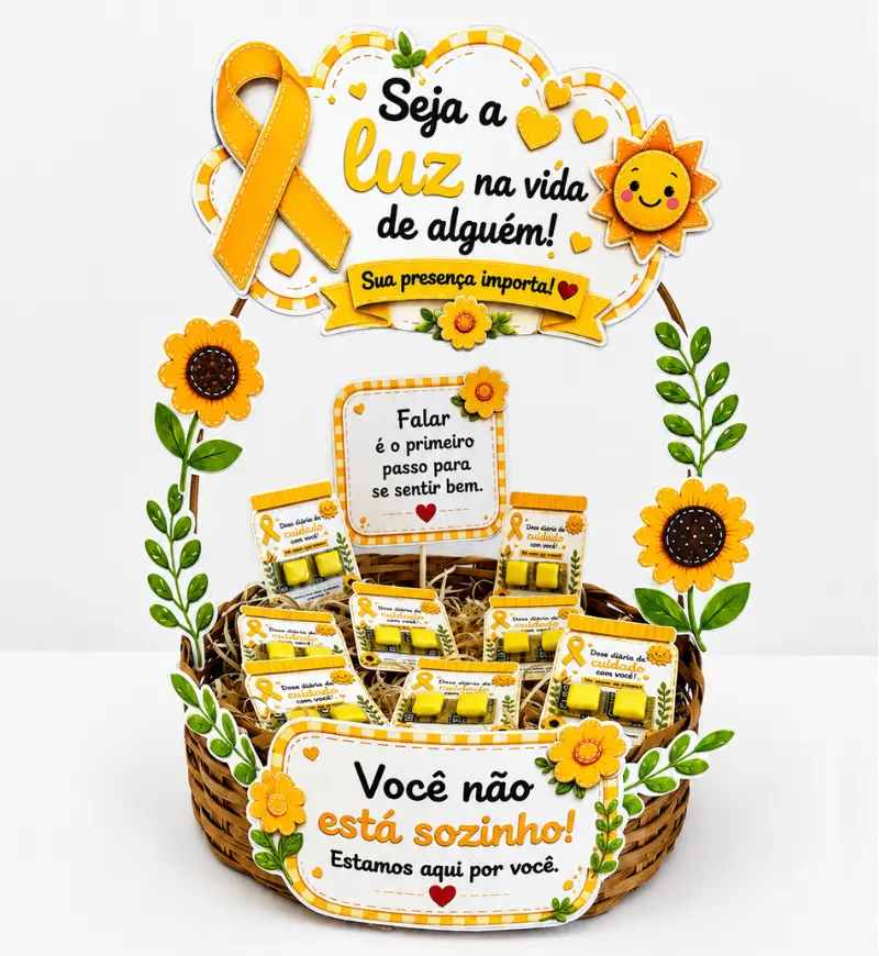 Cesta Setembro Amarelo | Valorização da Vida