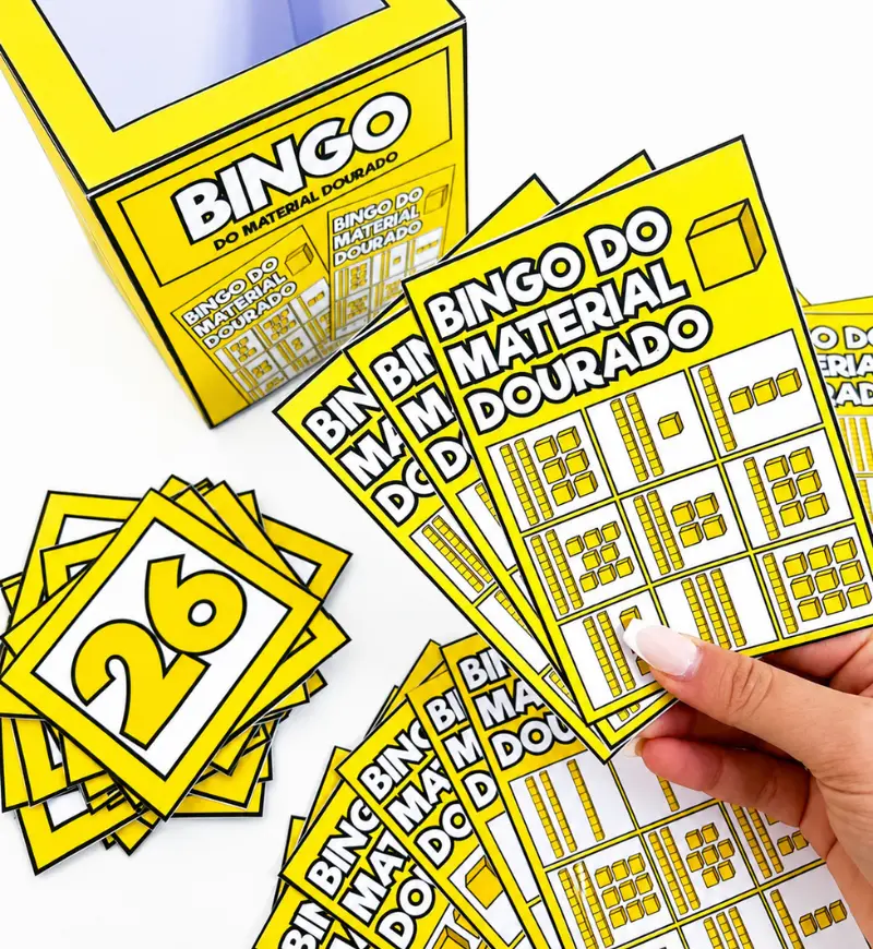 Bingo do Material Dourado | Jogo Matemático