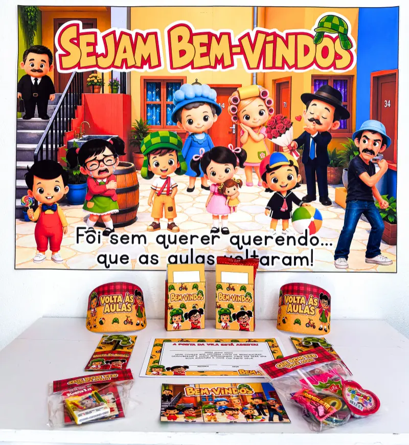 Kit Volta às Aulas - Turma do Chaves