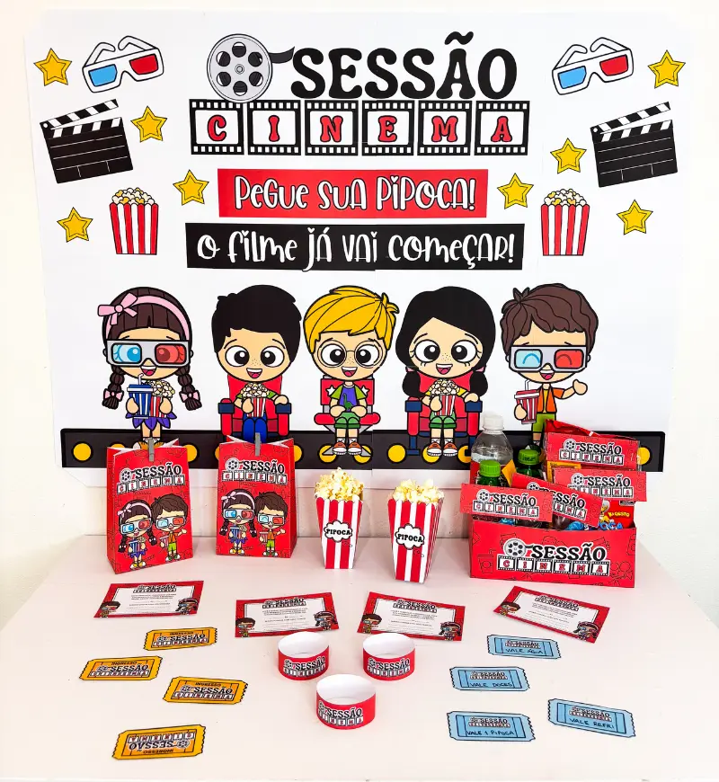 Kit Sessão Cinema | Dia das Crianças