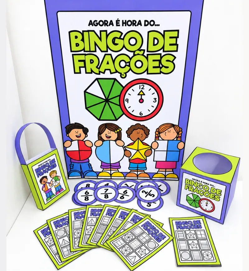 Bingo de Frações | Jogo Matemático