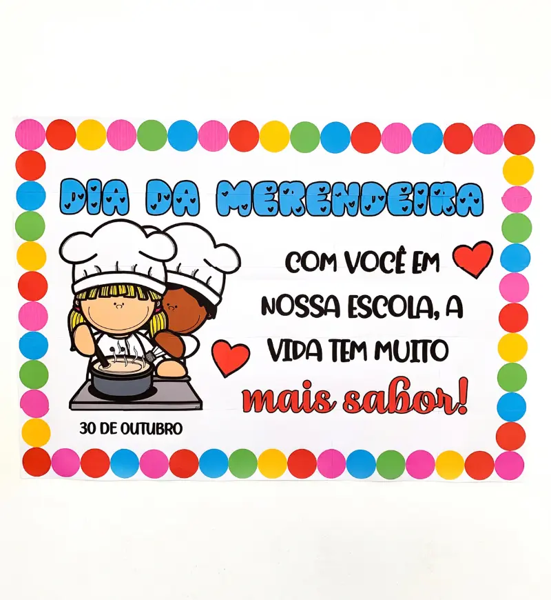 Painel Dia da Merendeira
