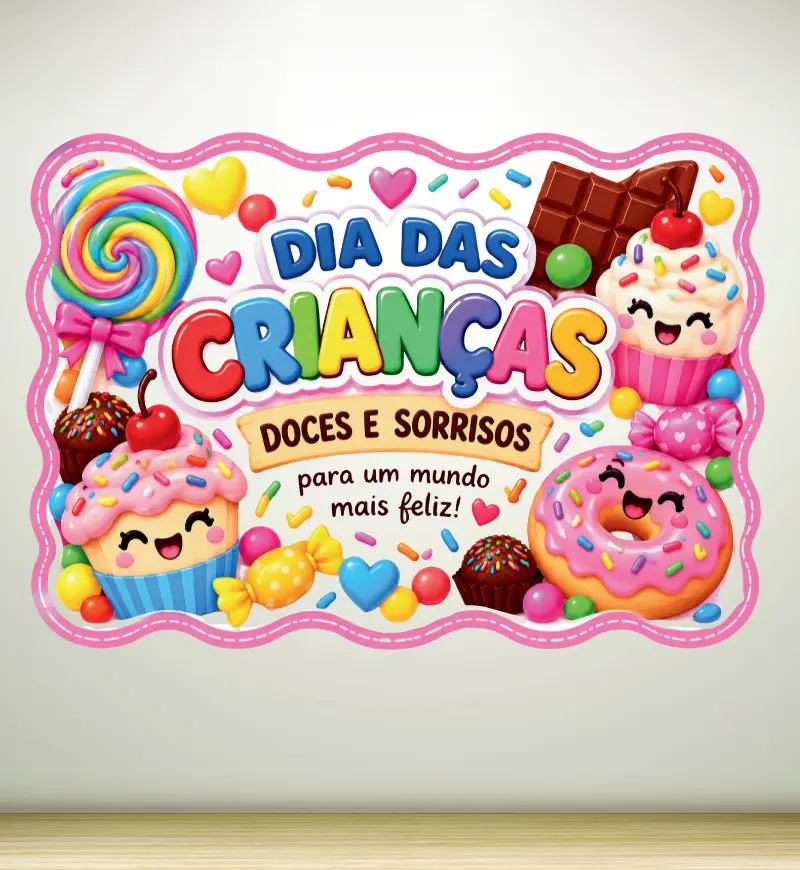 Painel Doçura - Dia das Crianças
